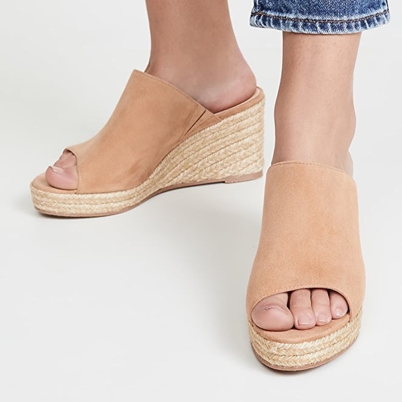 Stuart Weizmann Marabella espadrille wedges 7 NWT - Picture 3 of 3